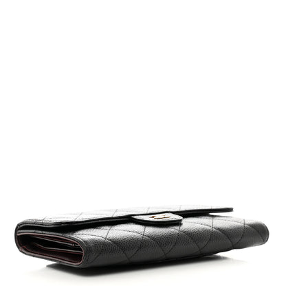 Chanel Caviar Quilted Large Flap Wallet Black 4 of 10
