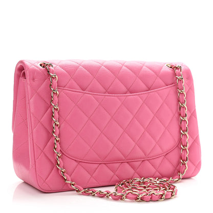 Chanel Caviar Quilted Jumbo Double Flap Pink 2 of 9