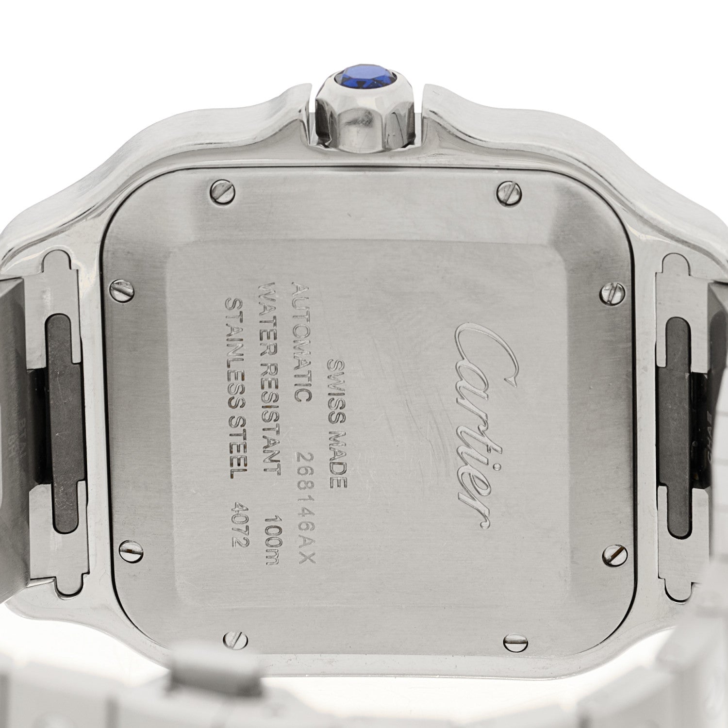Cartier Stainless Steel 39.8mm Santos De Cartier Automatic Watch 4 of 4