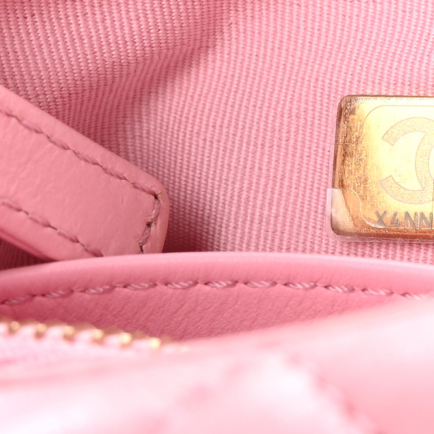 Chanel Lambskin Quilted CC Links Hobo Light Pink 1834757