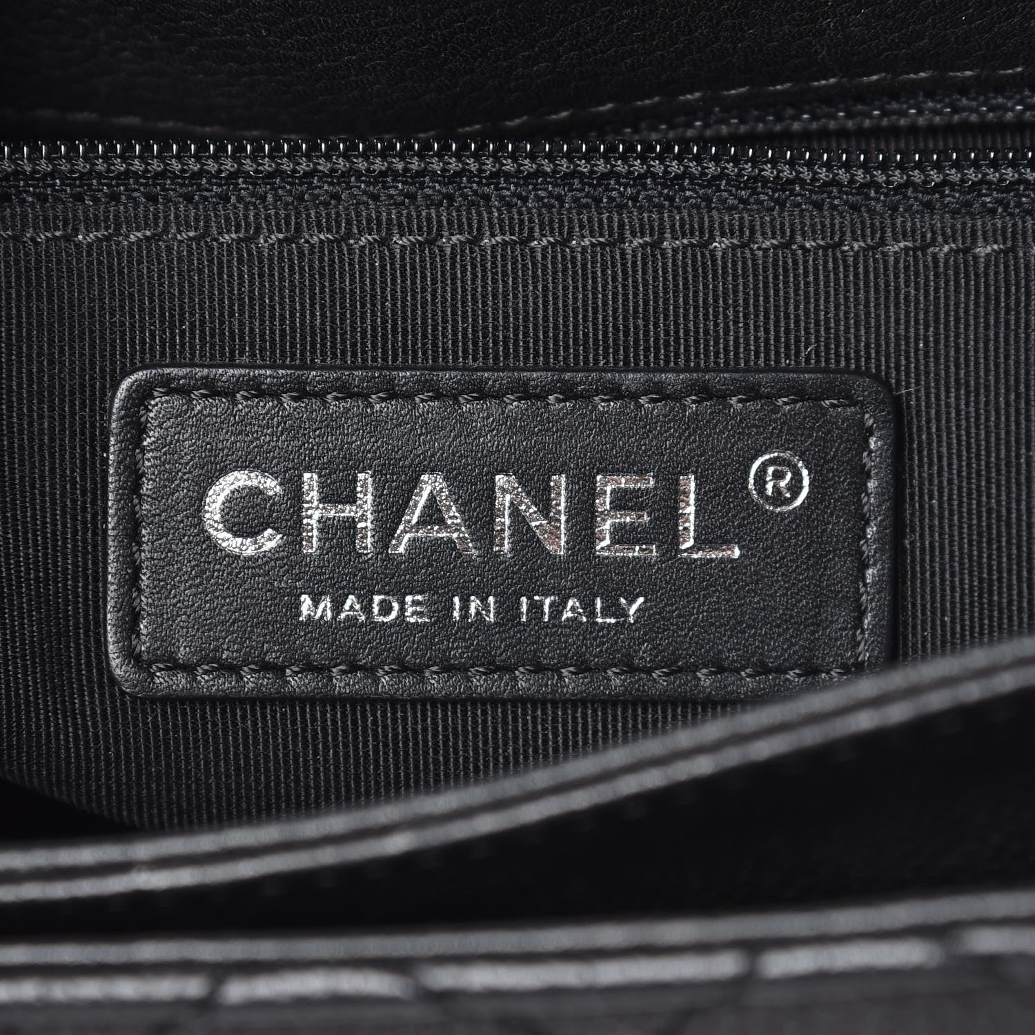 Chanel Caviar Quilted Medium Rock In Rome Single Flap Black 6 of 12