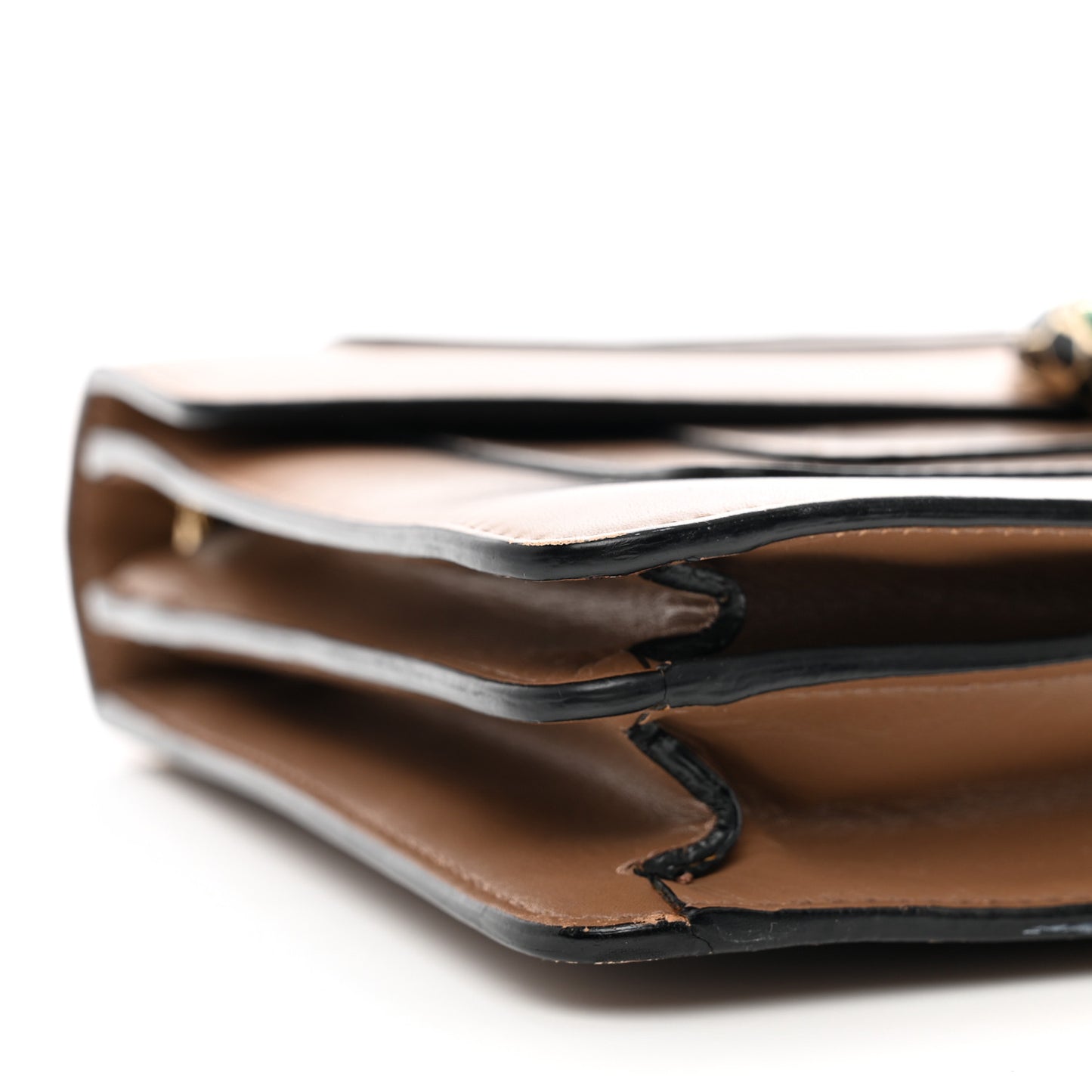 Calfskin Serpenti Forever Crossbody Bag Brown