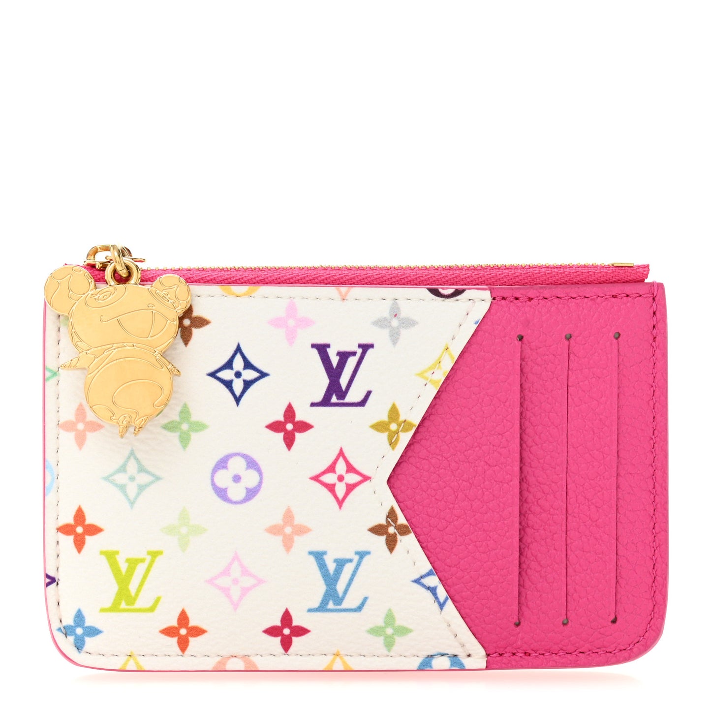 LV X TM Monogram Romy Card Holder Kawaii Pink