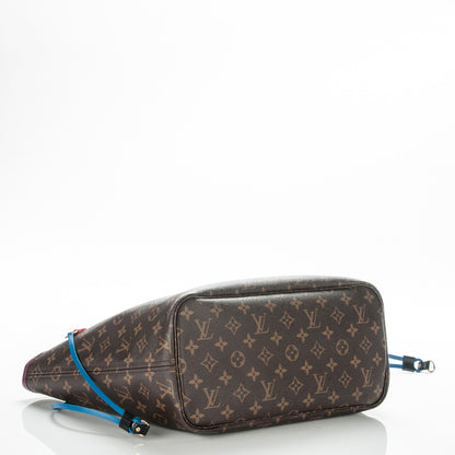 Louis Vuitton Monogram Totem Neverfull MM Magenta 4 of 7