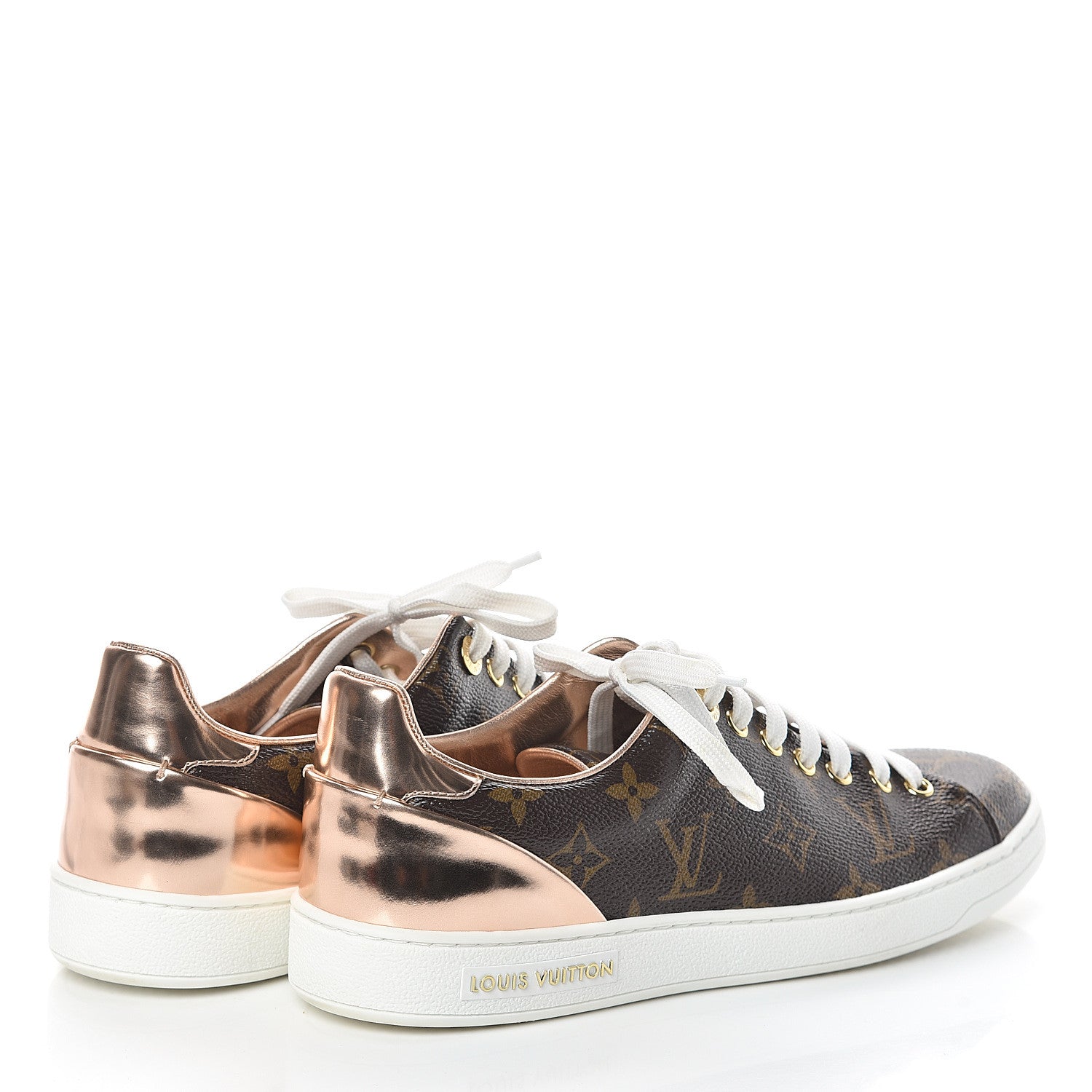 Louis Vuitton Patent Monogram Frontrow Sneakers 40 4 of 7