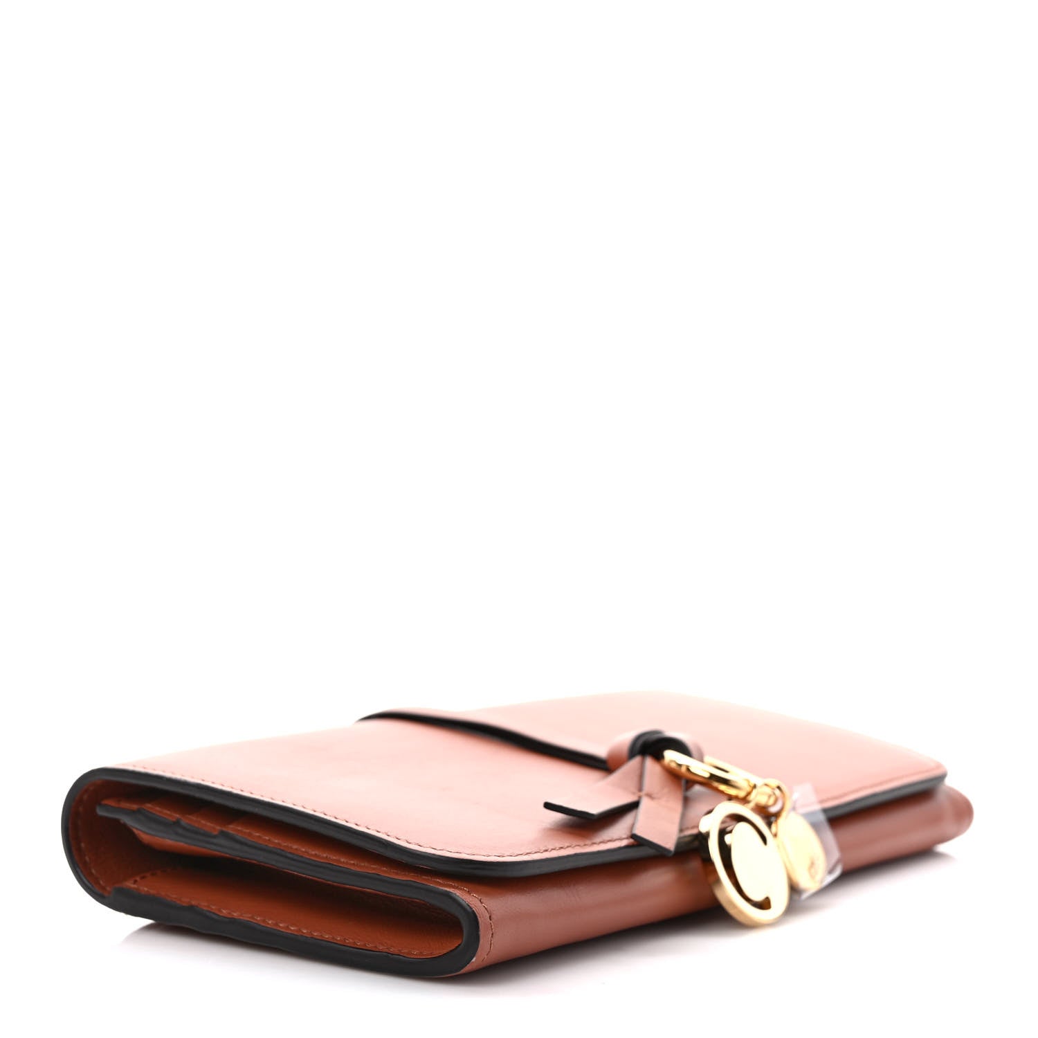 Chloe Calfskin Alphabet Long Wallet Brown 4 of 7