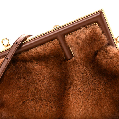 Fendi Mink Nappa Small Fendi First Naturale 8 of 10
