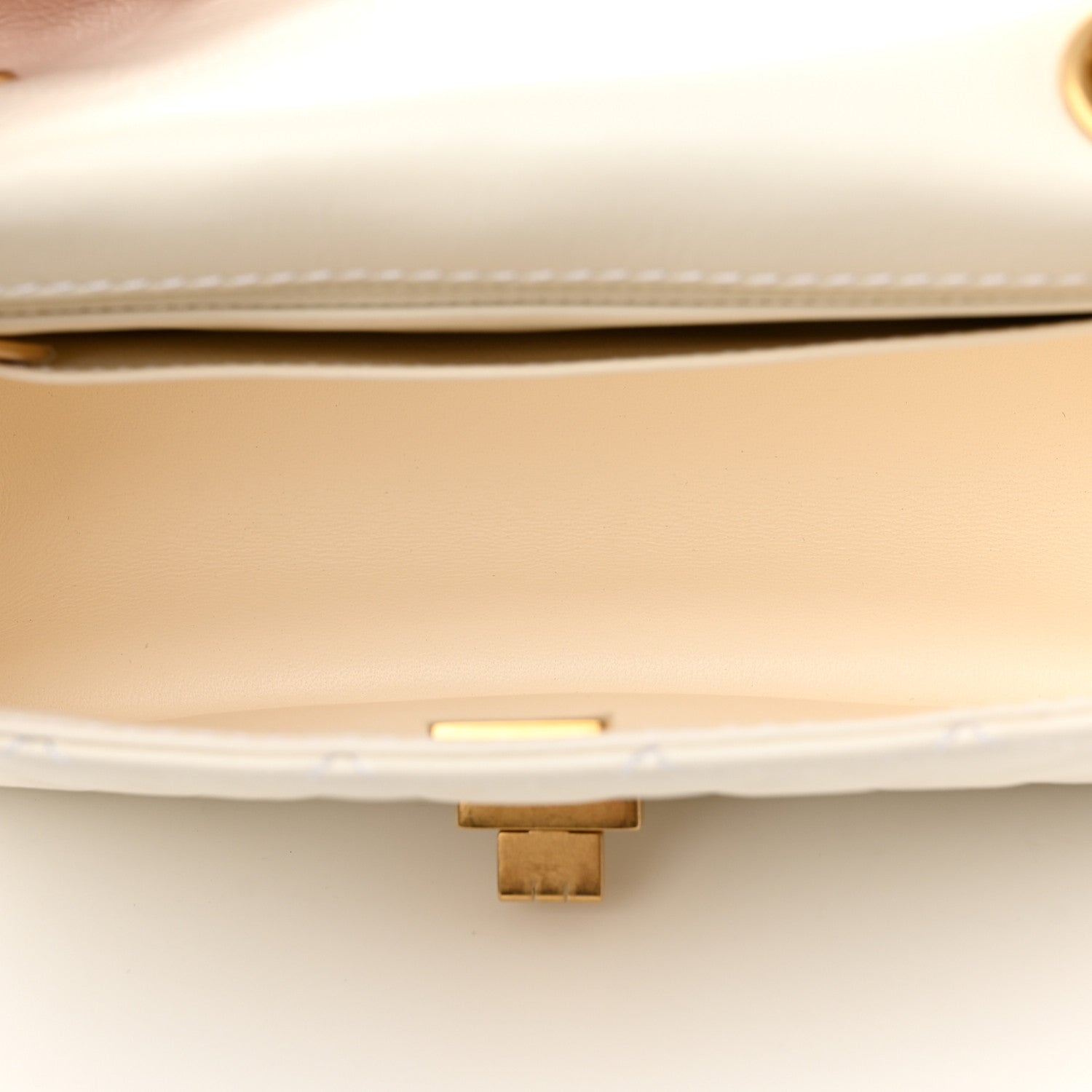 Chanel Aged Calfskin Quilted 2.55 Reissue Mini Flap White 4 of 12