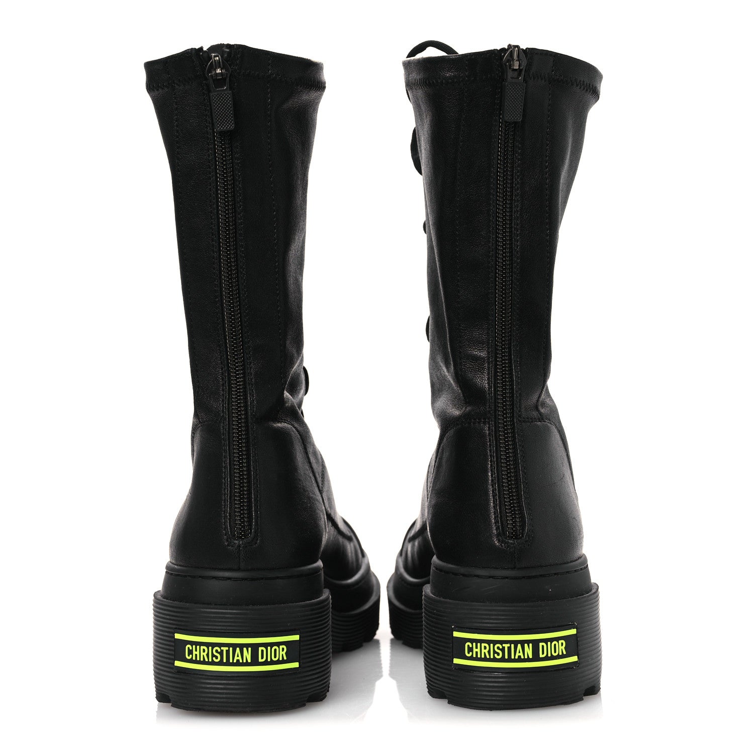 Christian Dior Nappa Stretch Dior Arcade Boots 39 Black 5 of 12