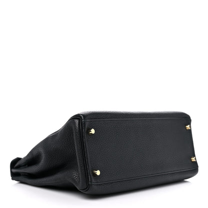Hermes Togo Kelly Retourne 32 Black 3 of 13