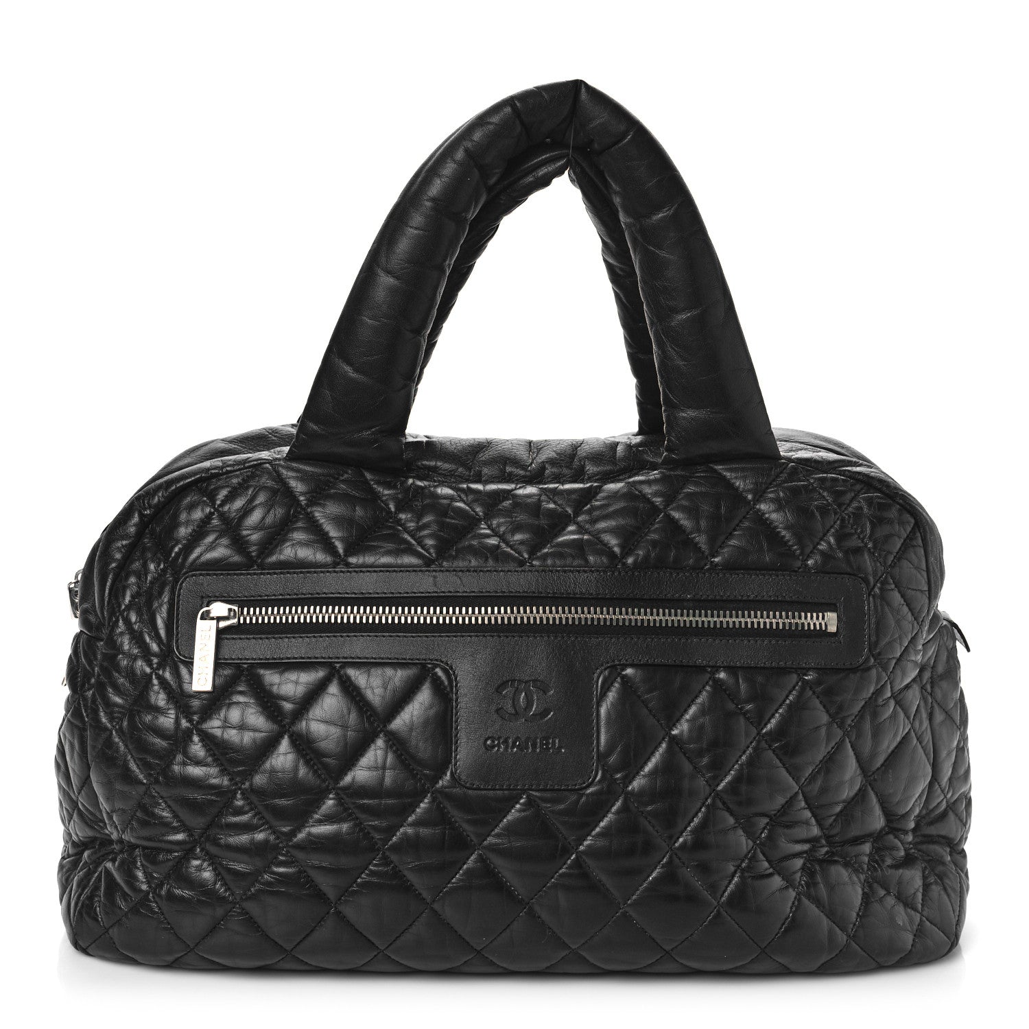 Chanel Lambskin Coco Cocoon Bowler Black 1 of 8