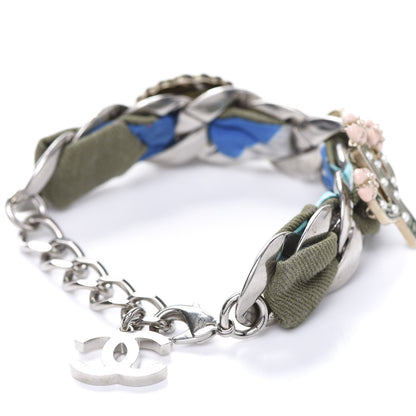 Chanel Fabric Cuba CC Chain Bracelet 6 of 8
