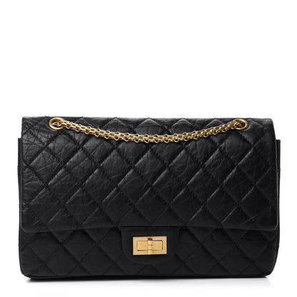Chanel Aged Calfskin Quilted 2.55 Reissue 227 Flap Black 1 of 12