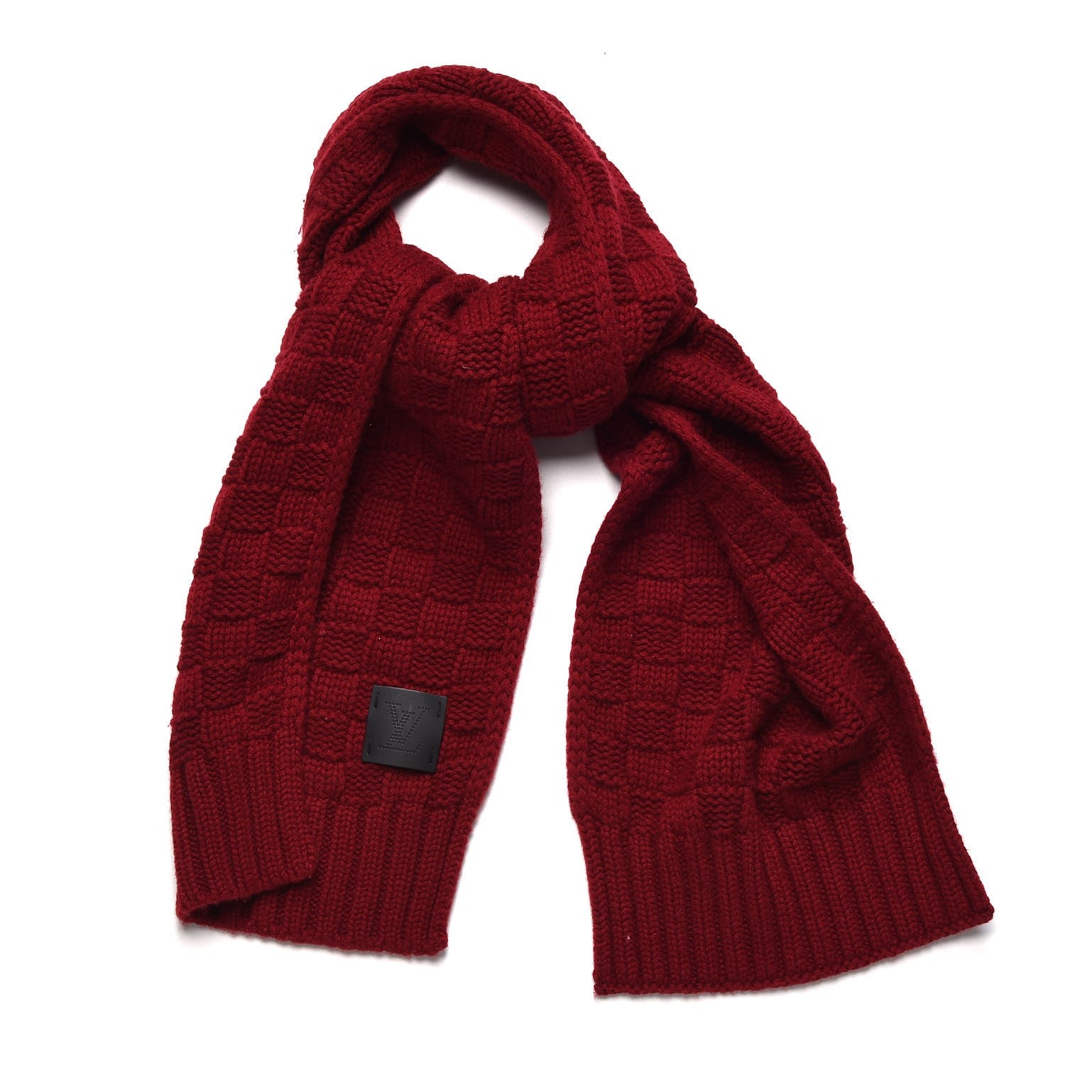 Louis Vuitton Cashmere Damier Helsinki Scarf 1 of 5