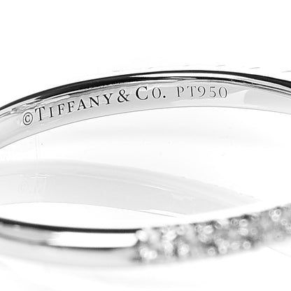 Tiffany Platinum Diamond .43ct Soleste Emerald Cut Engagement Ring 51 5.75 5 of 7