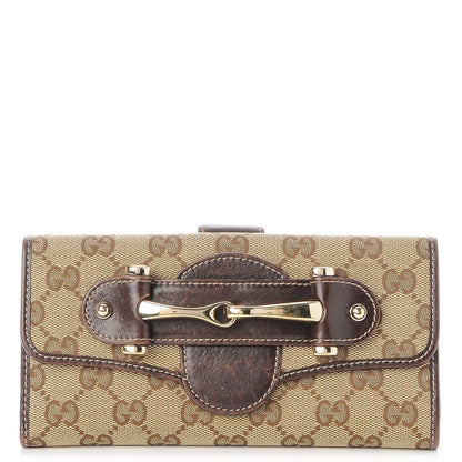 Gucci Monogram Pelham Continental Wallet Brown 1 of 10