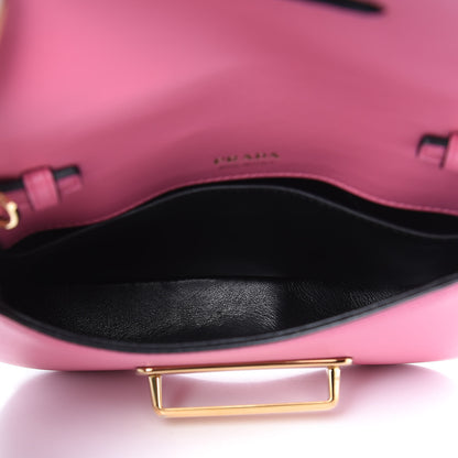 Prada City Calfskin Sidonie Belt Bag Begonia Black 6 of 10