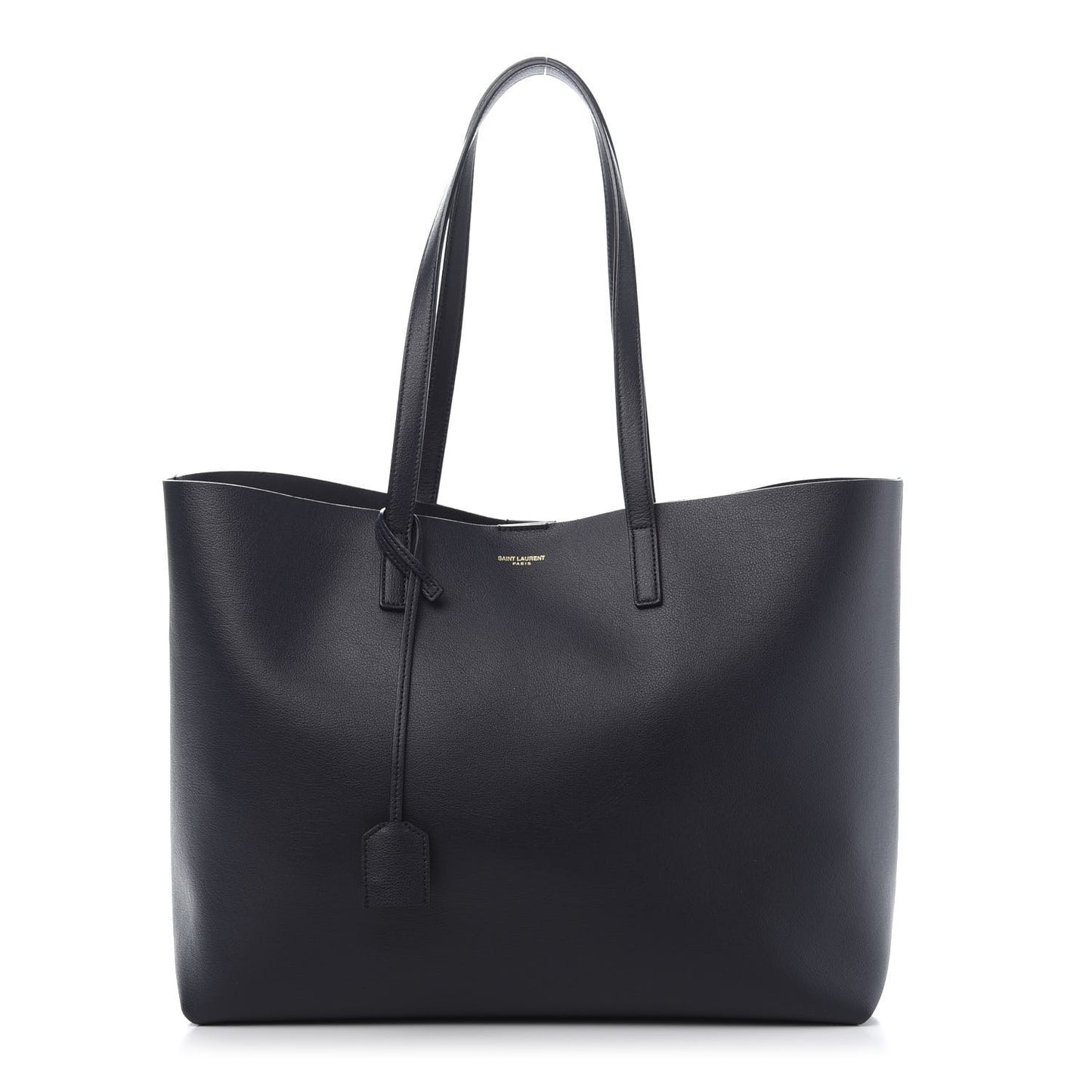 Calfskin Large Shopping Tote Deep Marine