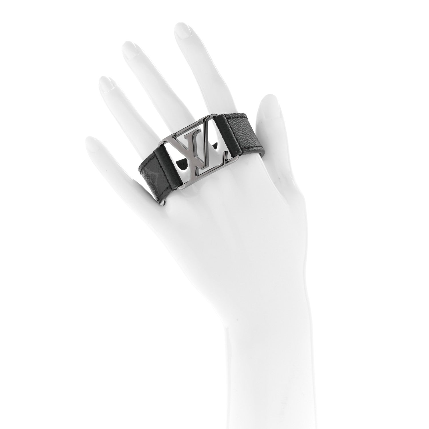 Louis Vuitton Monogram Eclipse Hockenheim Bracelet 21 2 of 6