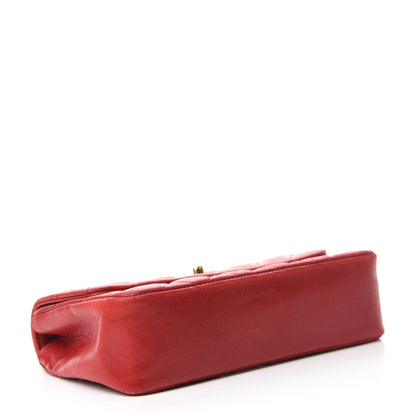 Chanel Lambskin Quilted Mini Rectangular Flap Red 4 of 12