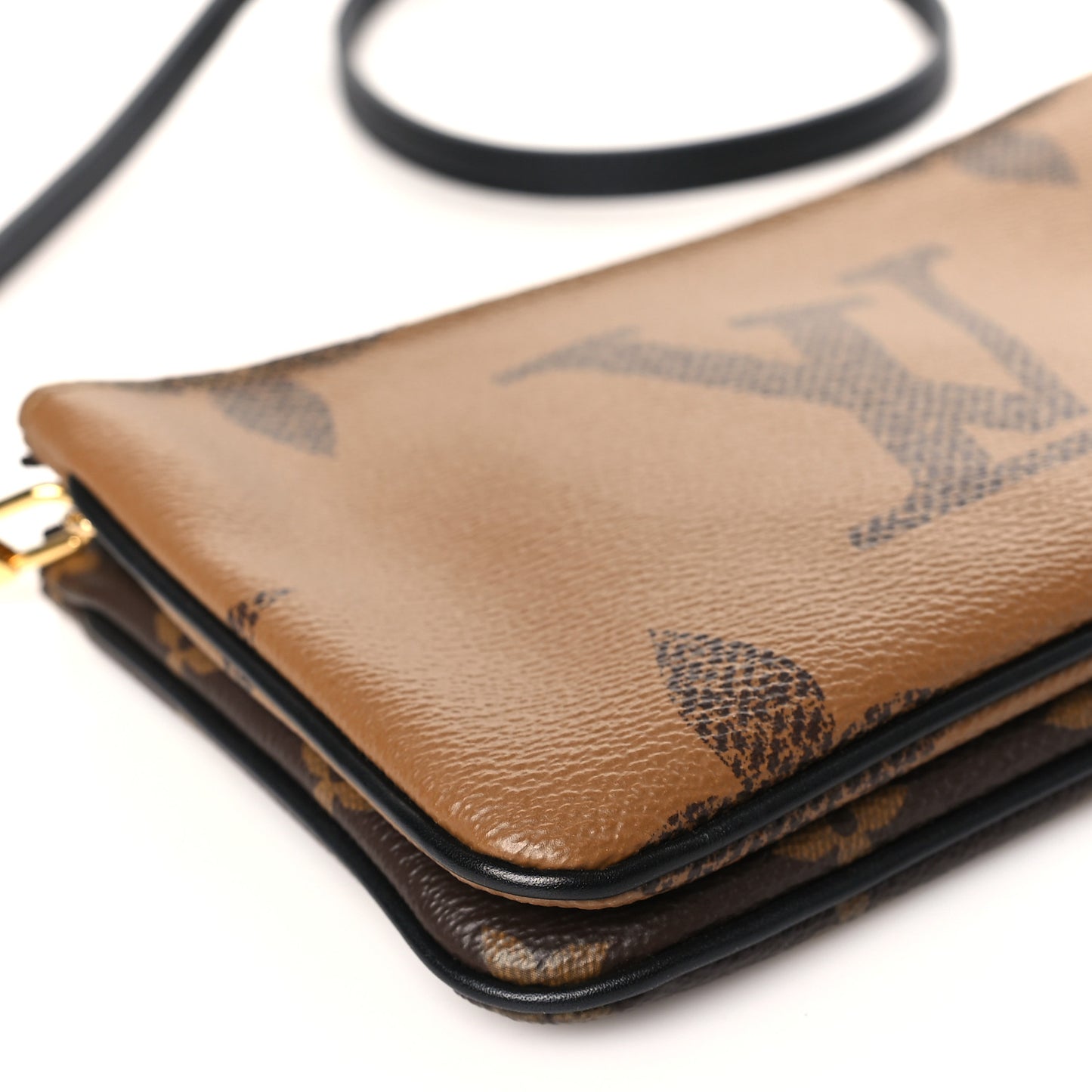 Reverse Monogram Giant Double Zip Pochette