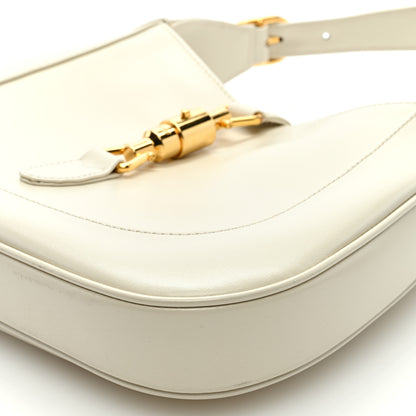 Gucci Boarded Dyana Lux Calfskin Small Jackie 1961 Hobo Mystic White 9 of 9