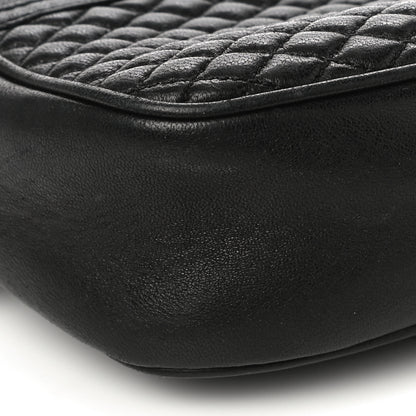 Saint Laurent Lambskin Quilted Victoire Camera Bag Black 9 of 11