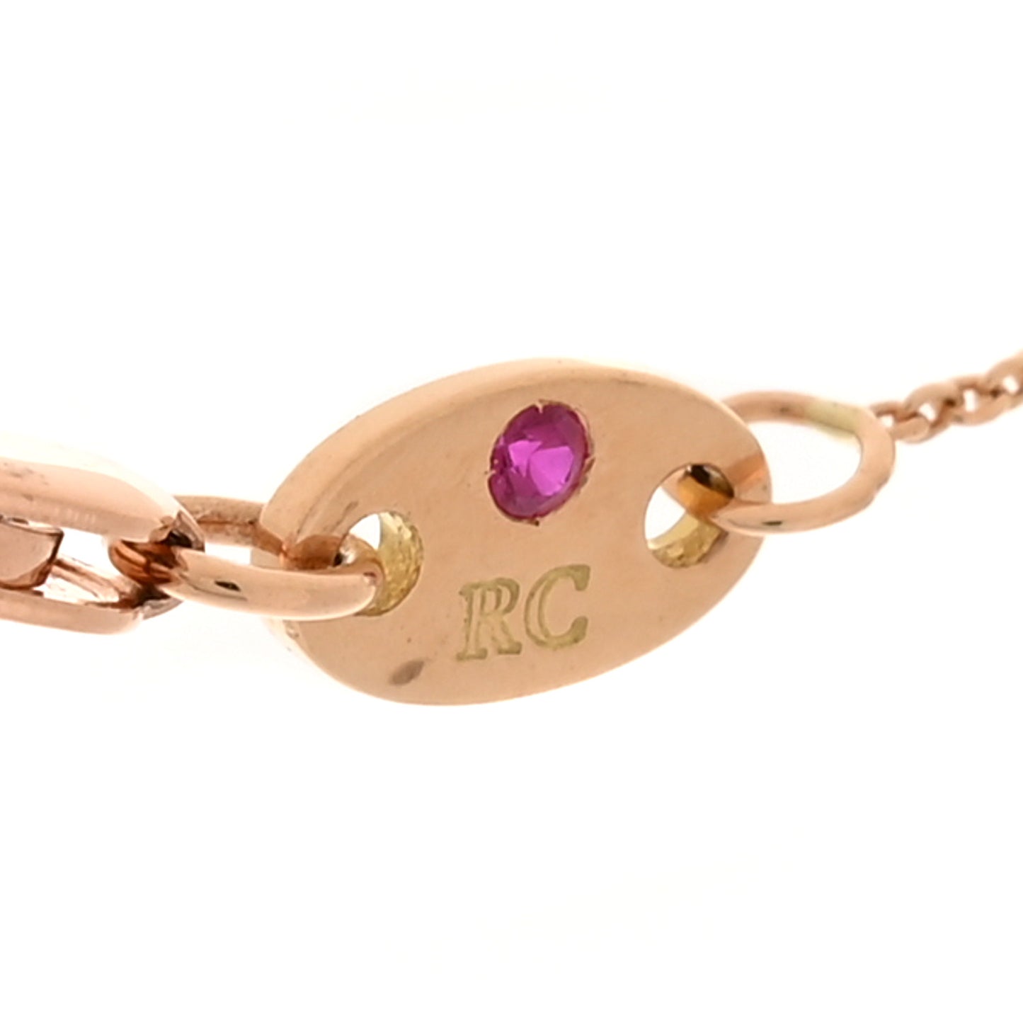 18K Rose Gold Diamond Petite Venetian Princess Flower Pendant Necklace