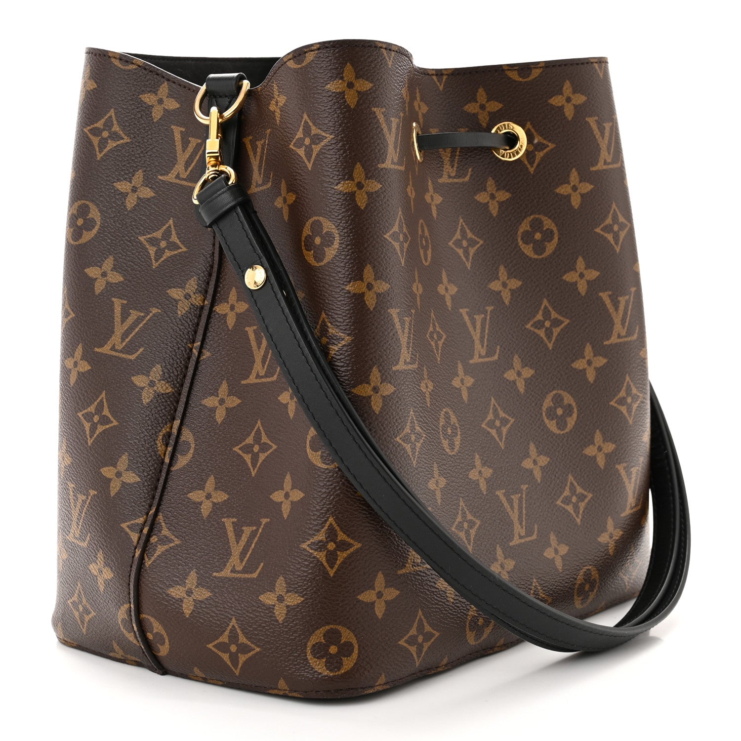 Louis Vuitton Monogram Neonoe MM Black 3 of 9