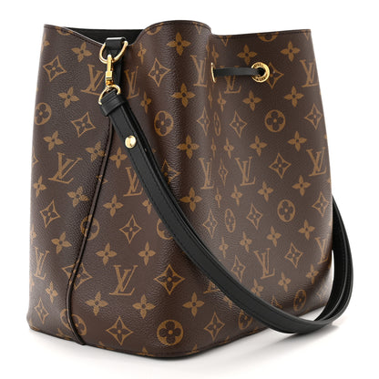 Louis Vuitton Monogram Neonoe MM Black 3 of 9