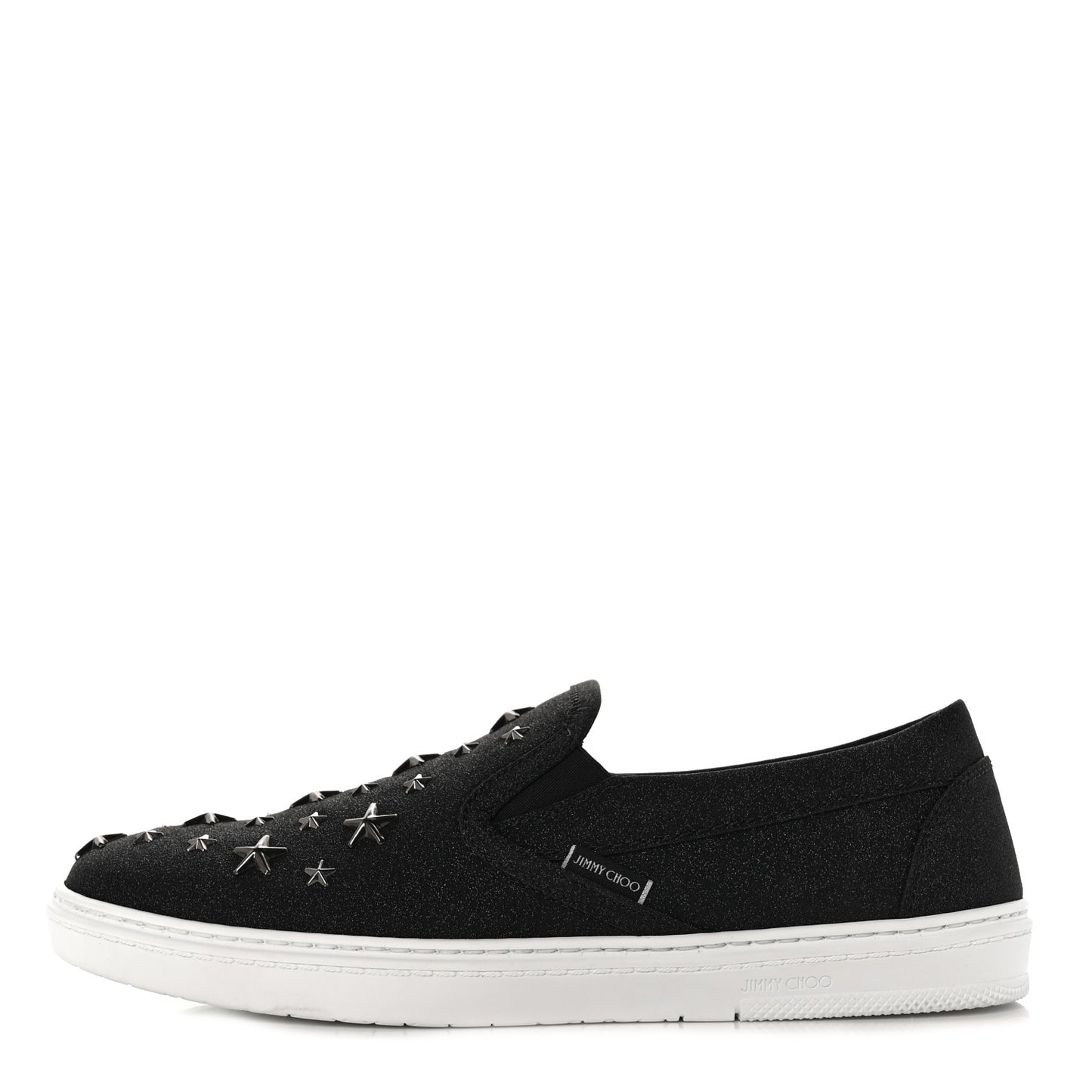 Fine Glitter Suede Mens Grove Sneakers 41 Black