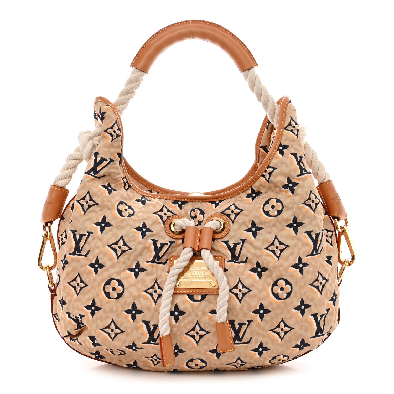 Louis Vuitton Canvas Monogram Cruise Bulles MM Natural 2 of 25