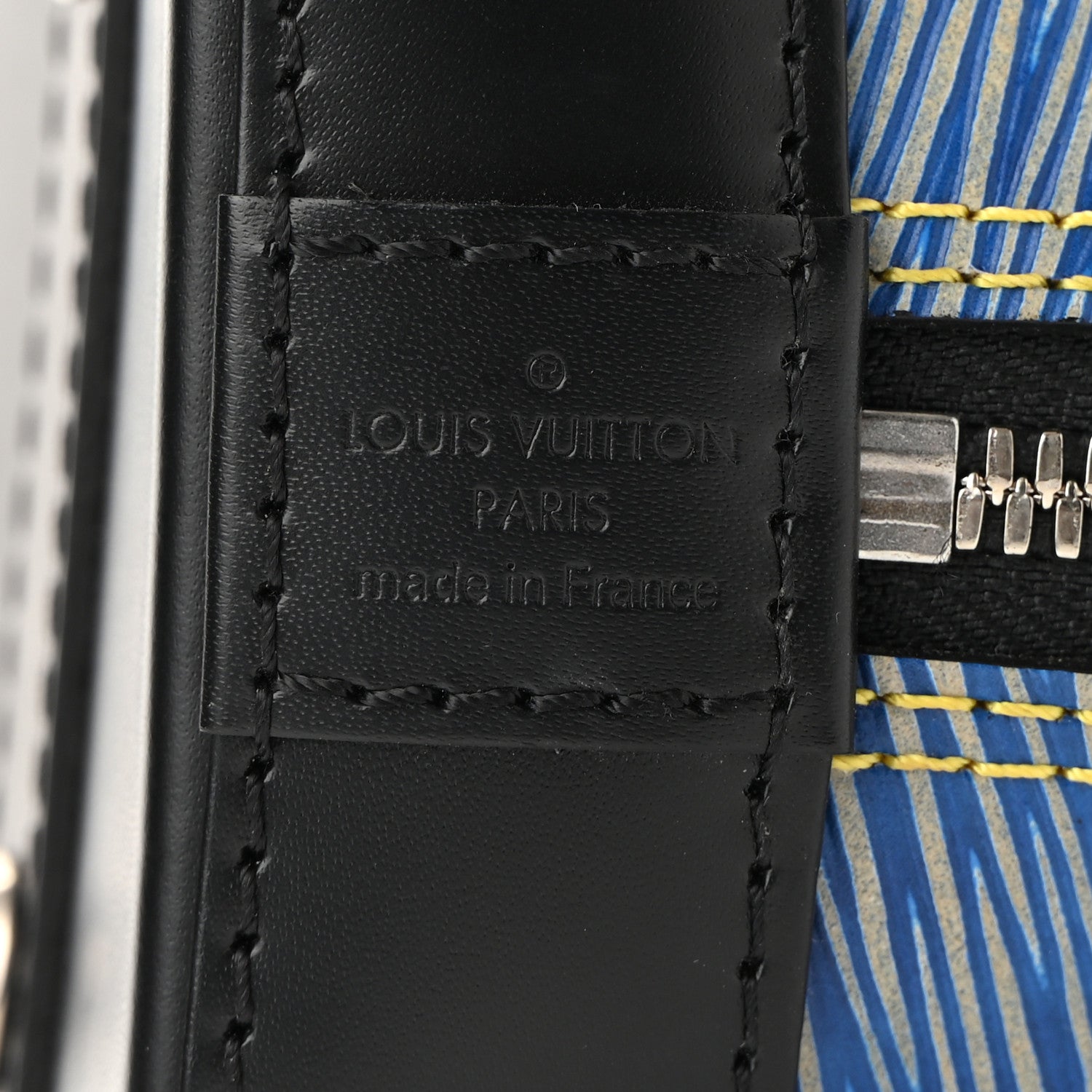 Louis Vuitton Epi Alma BB Denim Light 6 of 9