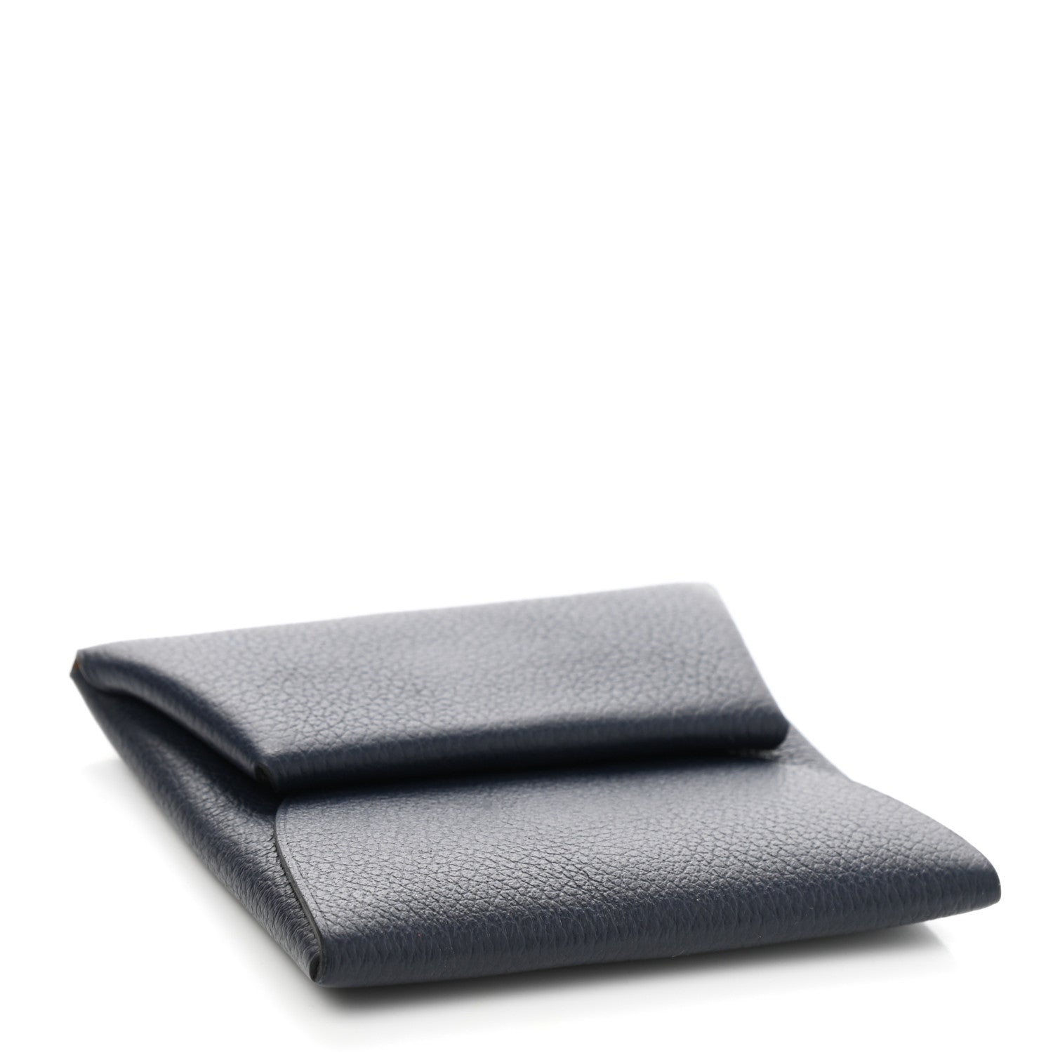 Hermes Evercolor Bastia Verso Coin Purse Bleu Nuit Sesame 5 of 9