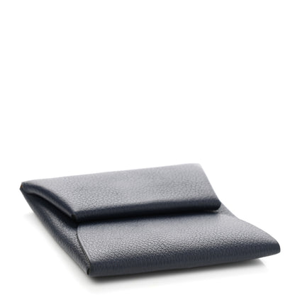 Hermes Evercolor Bastia Verso Coin Purse Bleu Nuit Sesame 5 of 9