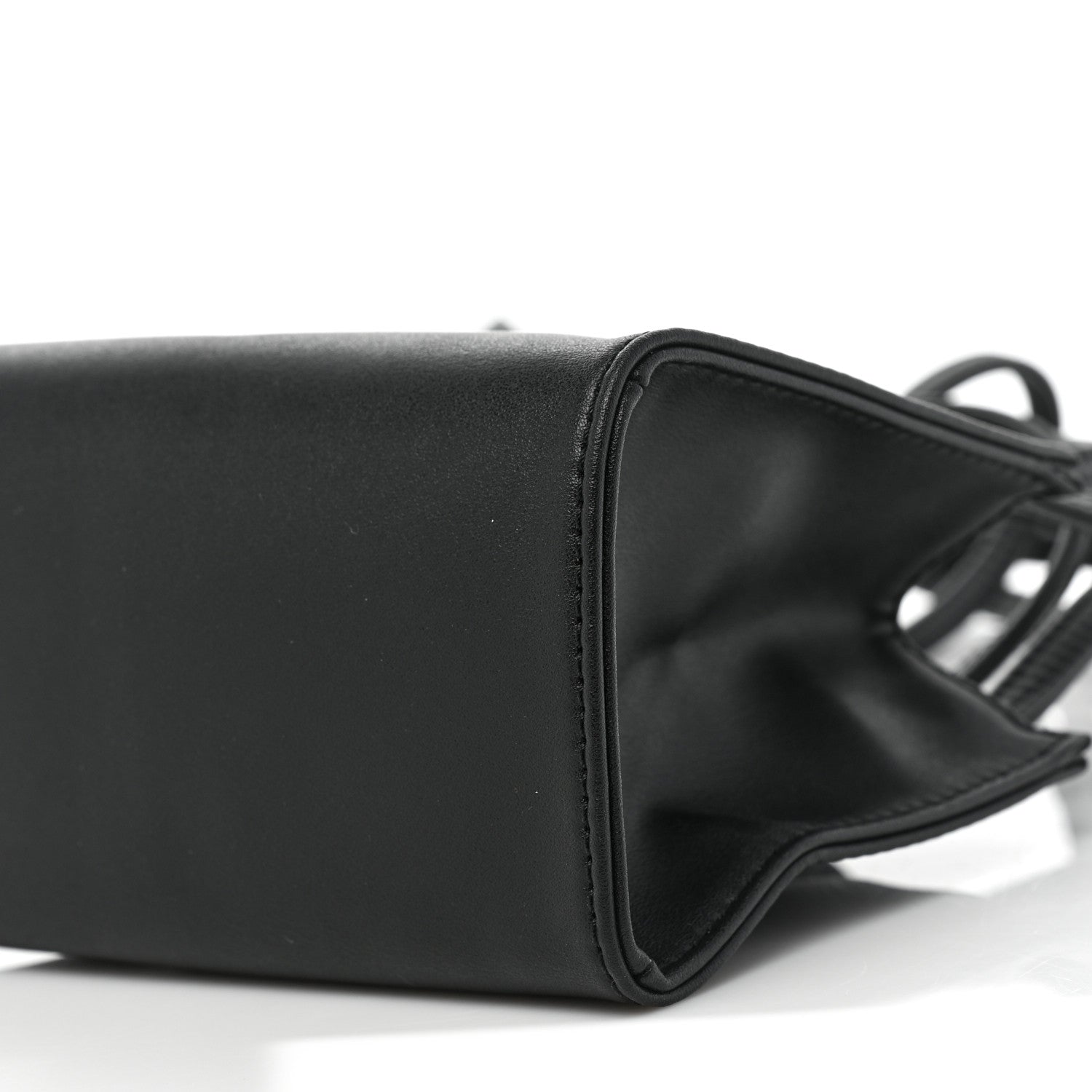 Telfar Vegan Leather Small Shopping Bag Black 7 of 8