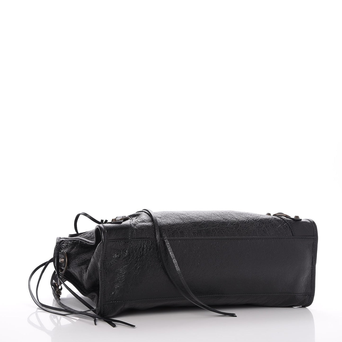 Agneau Arena Graffiti Short Strap Classic Hardware City Black White