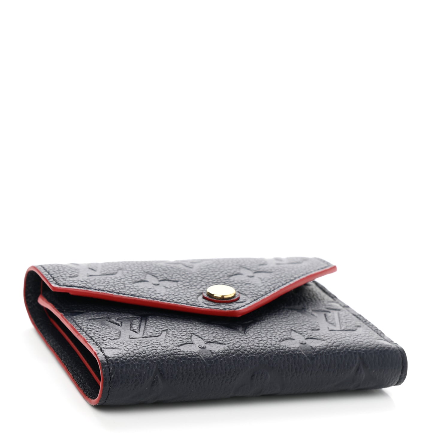 Empreinte Victorine Wallet Marine Rouge