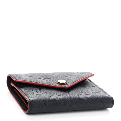 Louis Vuitton Empreinte Victorine Wallet Marine Rouge 4 of 6