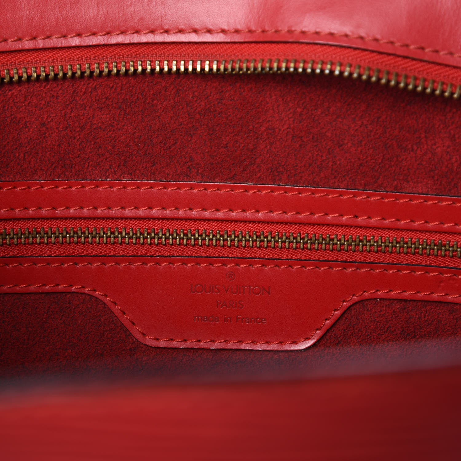 Louis Vuitton Epi Saint Jacques GM Castillan Red 6 of 8
