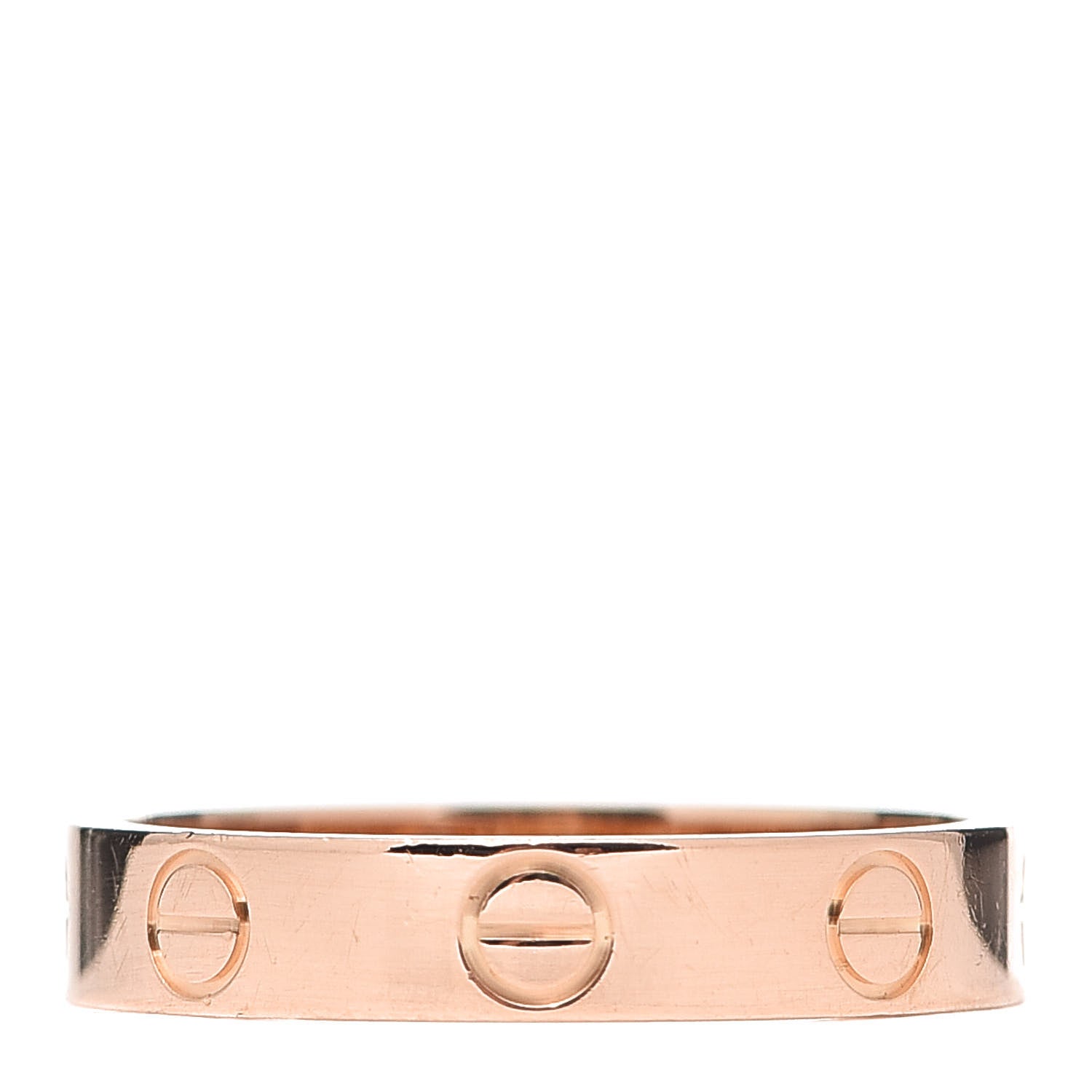 Cartier 18K Pink Gold 3.5mm LOVE Wedding Band Ring 52 6 1 of 5