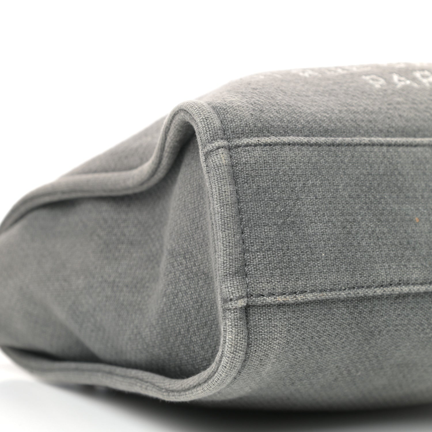 Chanel Canvas Mini Deauville Tote Grey 8 of 10