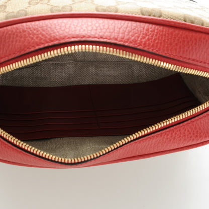 Gucci Monogram Mini Bree Messenger Bag Red 5 of 6