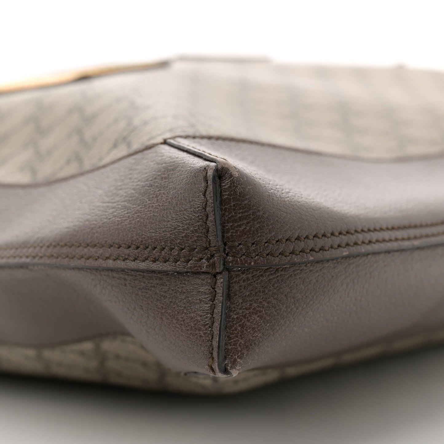 GG Supreme Monogram Web DIY Ophidia Tote Brown