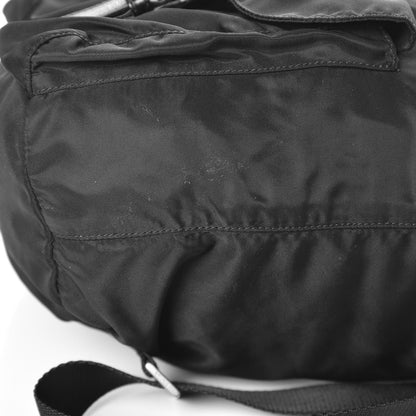 Prada Nylon Vela Medium Backpack Black 7 of 7