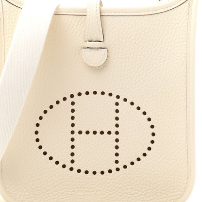 Hermes Taurillon Clemence Amazone Evelyne TPM Nata Craie 10 of 11