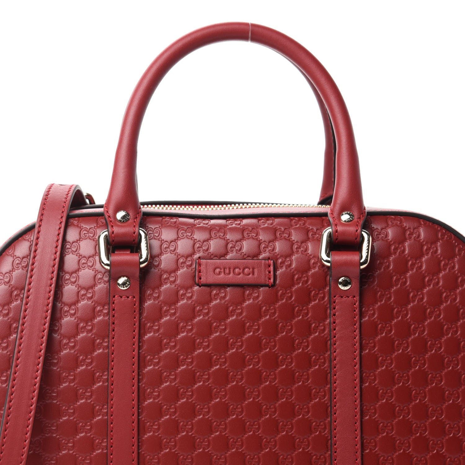 Gucci Soft Microguccissima Medium Crossbody Bag Rosso 10 of 10