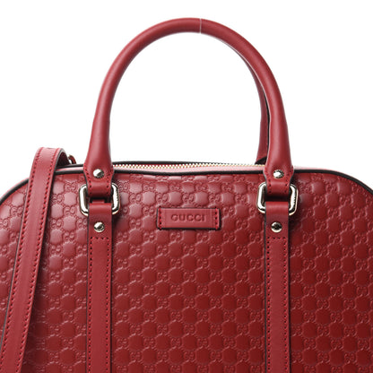 Gucci Soft Microguccissima Medium Crossbody Bag Rosso 10 of 10