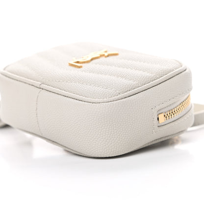 Saint Laurent Grain De Poudre Matelasse Monogram Baby Lou Camera Bag Crema Soft 10 of 11