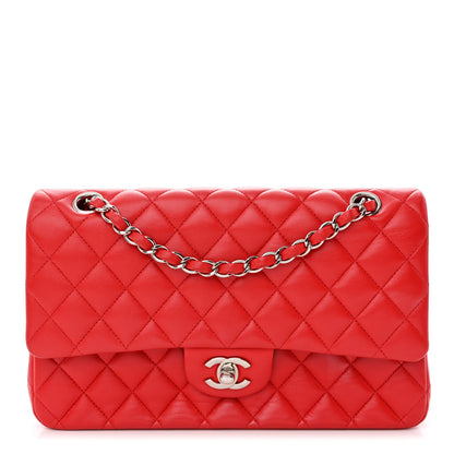 Chanel Lambskin Quilted Medium Double Flap Red 1 of 13